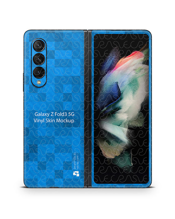 Galaxy Z Fold 3 5G (2021) Smart PSD Skin Mockup