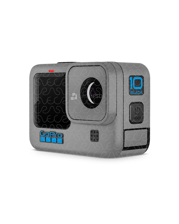 GoPro Hero 10 Black (2021) Vinyl Skin Mockup PSD Template — VecRas