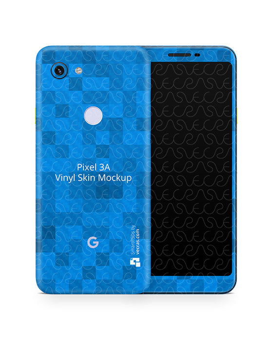 Google Pixel 3A Vinyl Skin Design Mockup 2019