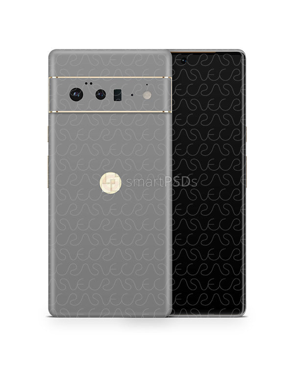 Google Pixel 6 Pro (2021) PSD Skin Mockup Template — VecRas