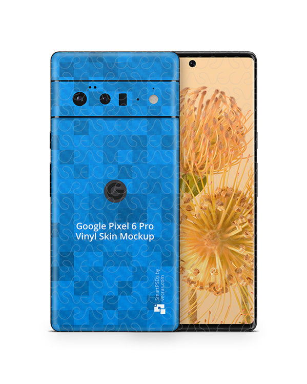 Google Pixel 6 Pro (2021) PSD Skin Mockup Template — VecRas