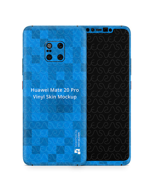 Huawei Mate 20 Pro Vinyl Skin Design Mockup 2018