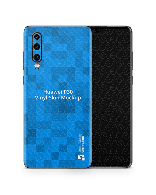 Huawei P30 Vinyl Skin Design Mockup 2019