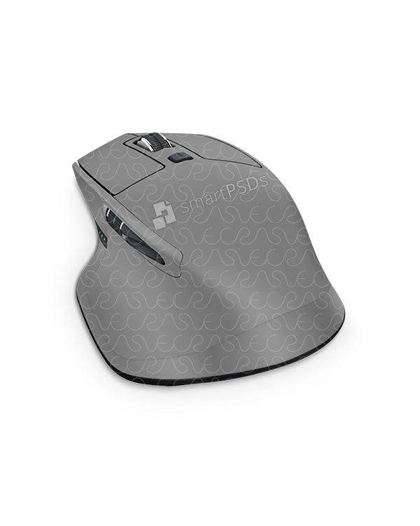 Logitech MX Master 2S Wireless Mouse (2019) Skin PSD Mockup Template ...