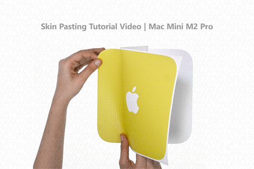 Mac Mini M2 Pro Vinyl Skin Pasting Tutorial Full Wrap using VecRas Cutfiles