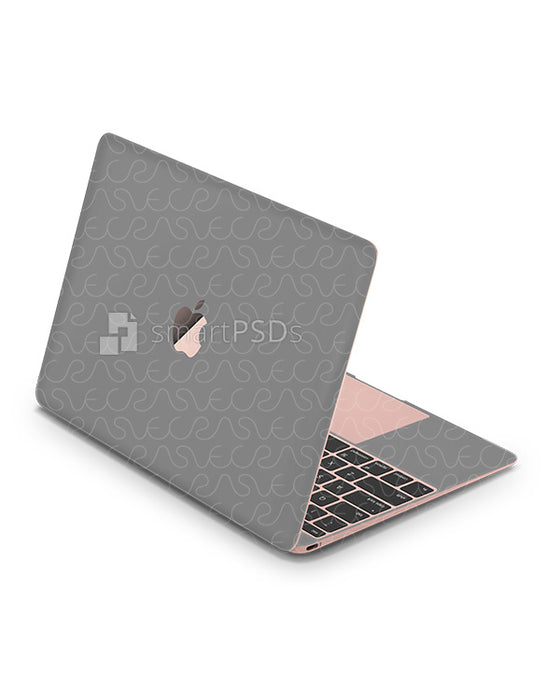 Apple MacBook 12-inch Vinyl Skin Design Mockup 2015