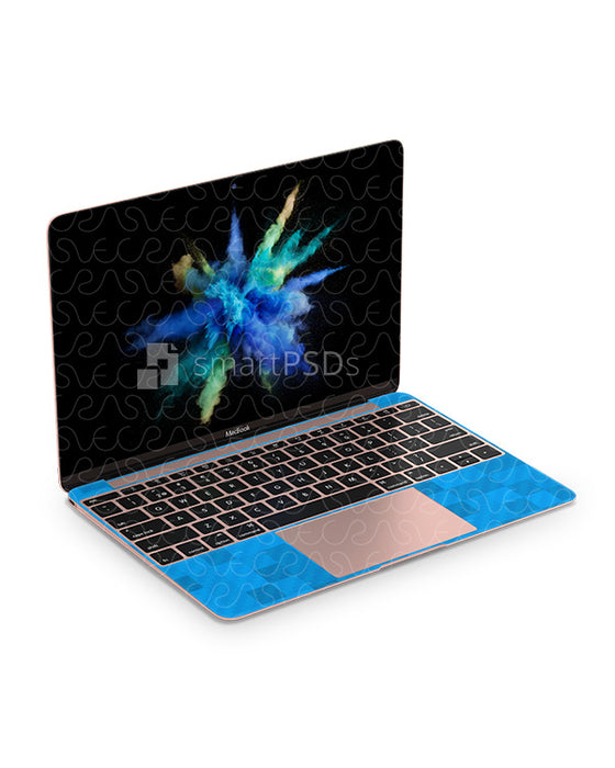 Apple MacBook 12-inch Vinyl Skin Design Mockup 2015