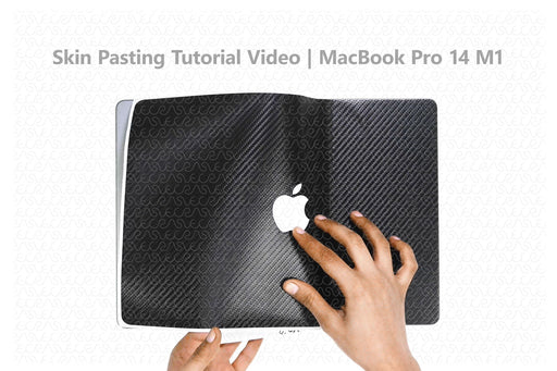 apple macbook pro 14 m1 skin pasting tutorial