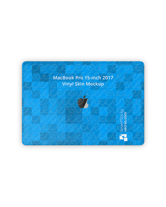 Apple MacBook Pro 15 2017 Vinyl Skin Design Mockup 2017 (4 views)