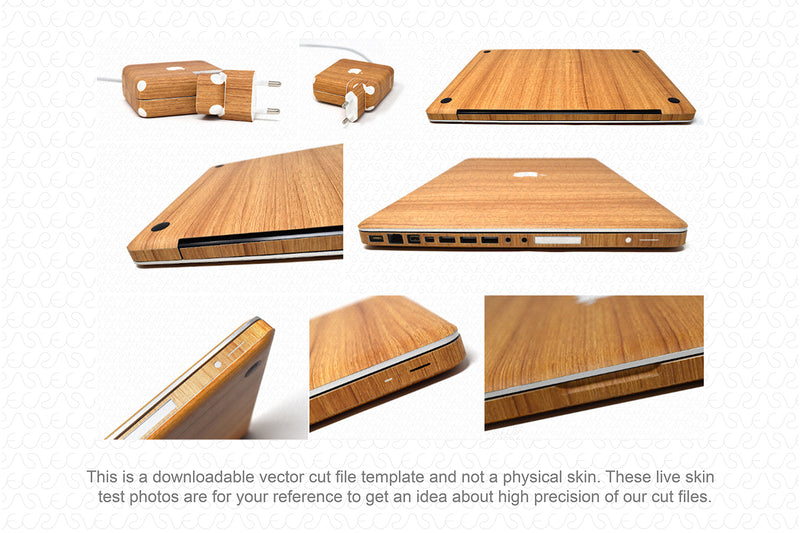 MacBook Pro 17” Early 2011 Skin Template Cut File
