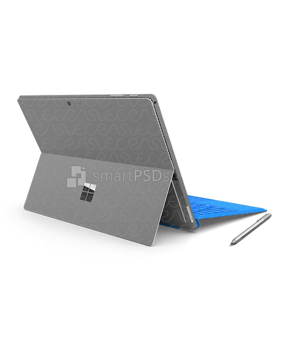 Surface Pro 4 Laptop Vinyl Skin Design Template (Full Wrap-4 Views)
