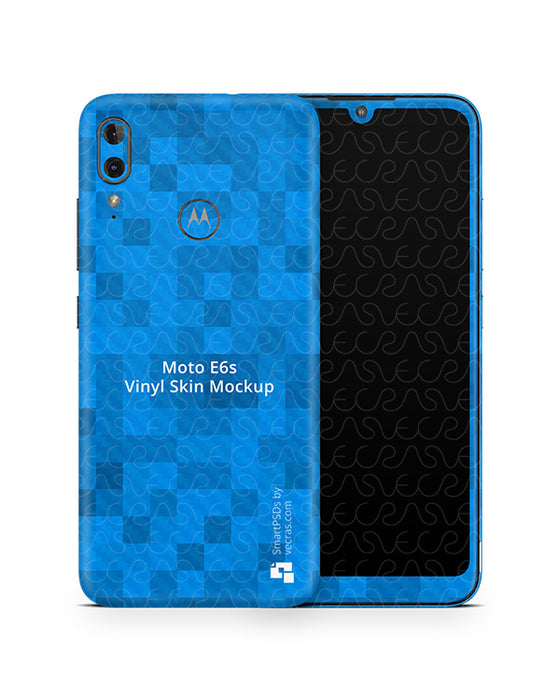 Motorola E6s (2019) PSD Skin Mockup Template