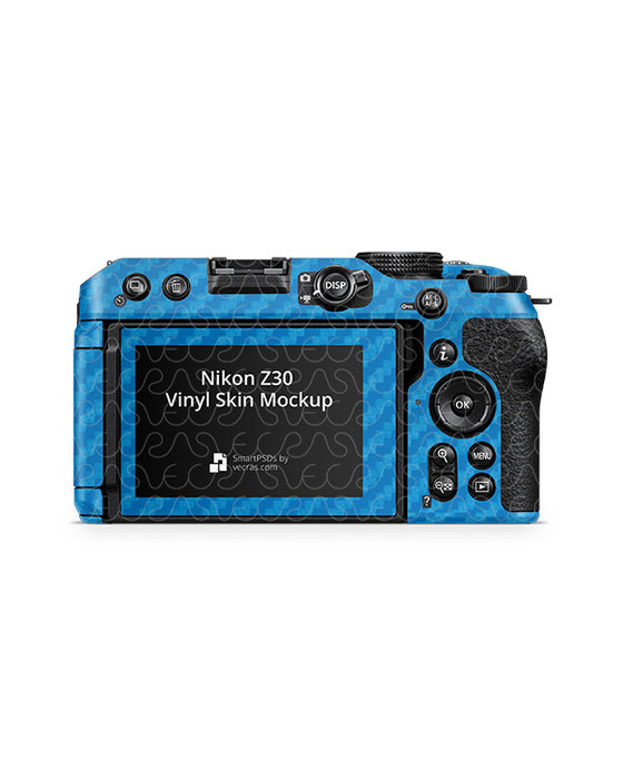 Nikon Z30 Camera (2022) Skin PSD Mockup Template