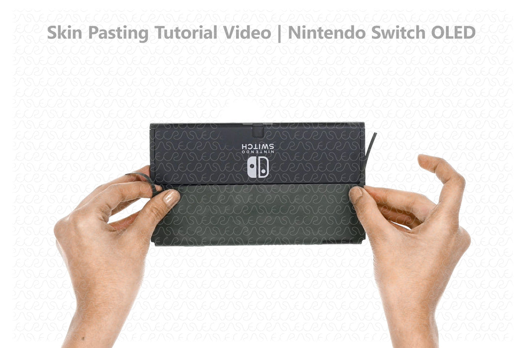 Nintendo Switch OLED 2021 Vinyl Skin Pasting Tutorial