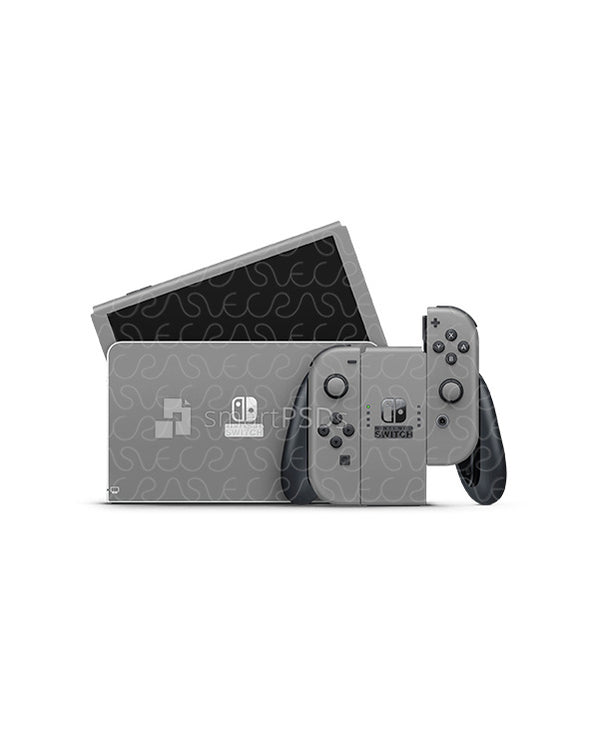 Nintendo Switch OLED (2021) Skin PSD Mockup Template — VecRas