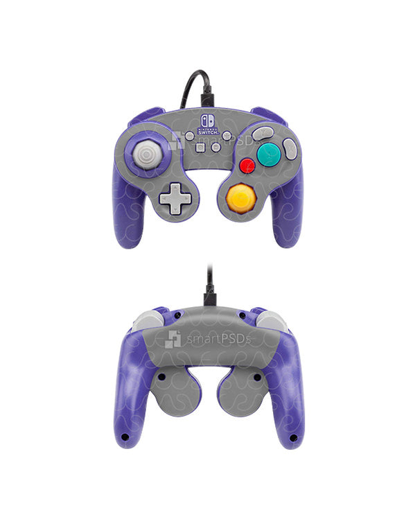 PowerA GameCube Wired Controller (2018) Skin PSD Mockup Template — VecRas