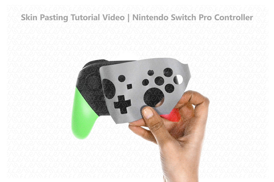 nintendo switch pro controller skin application video