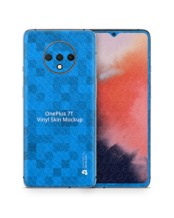 OnePlus 7T (2019) PSD Skin Mockup Template