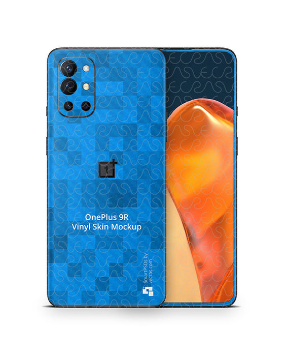OnePlus 9R (2021) PSD Skin Mockup Template