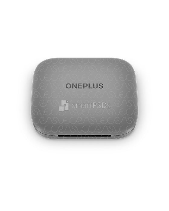 OnePlus Buds Pro (2021) Vinyl Skin Mockup PSD Template