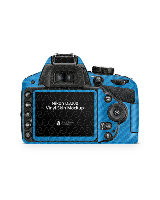 Nikon D3200 Camera (2012) Skin PSD Mockup Template