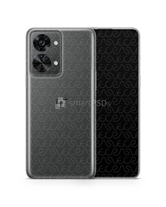 OnePlus Nord 2T (2022) TPU Clear Case Mockup