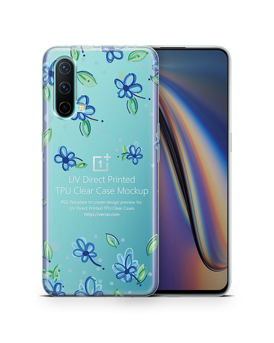 OnePlus Nord CE (2021) TPU Clear Case Mockup