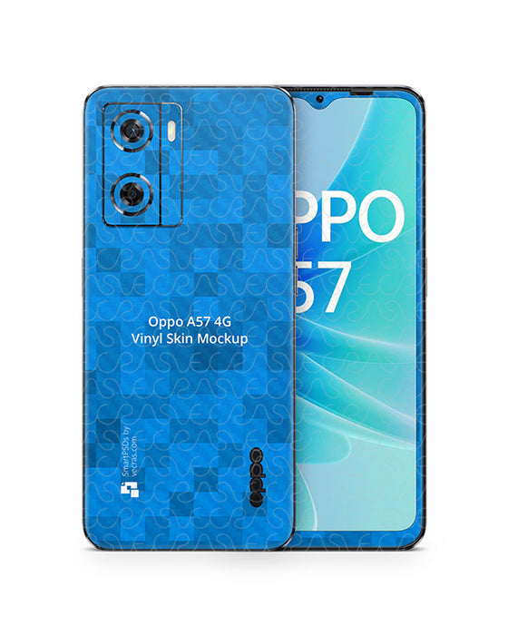 Oppo A57 4G (2022) PSD Skin Mockup Template