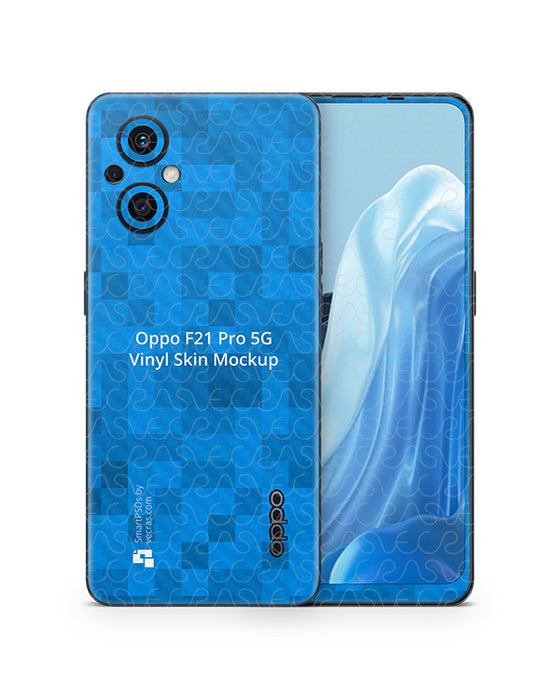 Oppo F21 Pro 5G (2022) PSD Skin Mockup Template