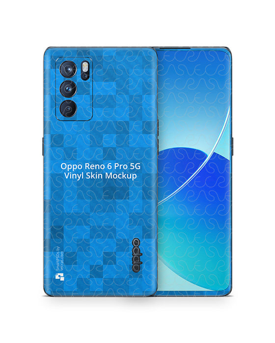 Oppo Reno 6 Pro 5G(2021) PSD Skin Mockup Template