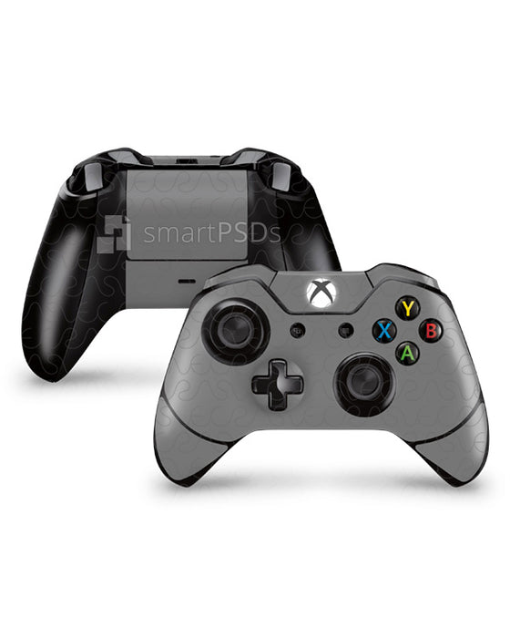 Xbox One Controller Skin Design Template Front-Back