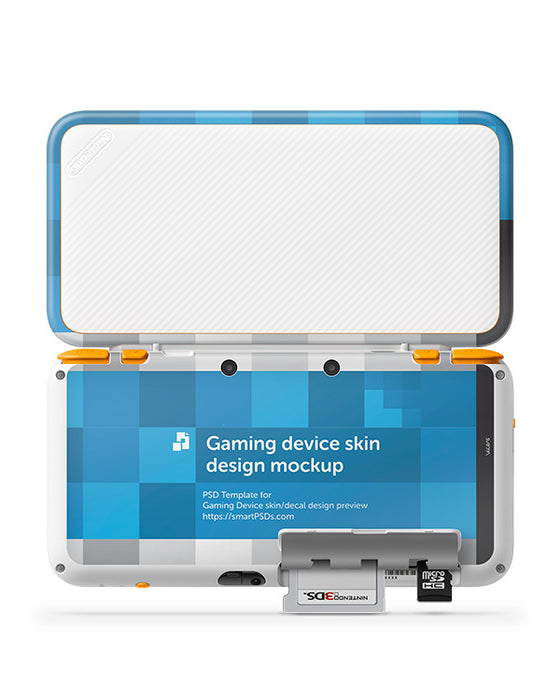 Nintendo 2DS XL 2017 Skin Decal Design Template