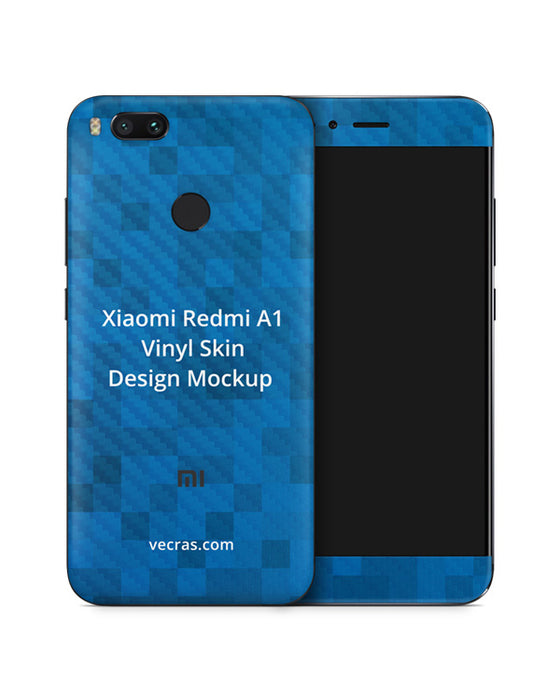 Xiaomi Redmi Mi-A1 Vinyl Skin Design Mockup 2017