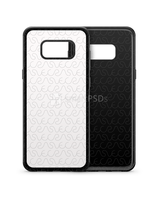 Galaxy S8-S8 Plus 2d Rubber Phone Cover Design Template