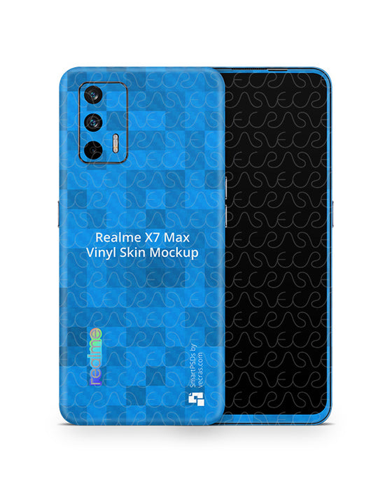 Realme X7 Max (2021) PSD Skin Mockup Template