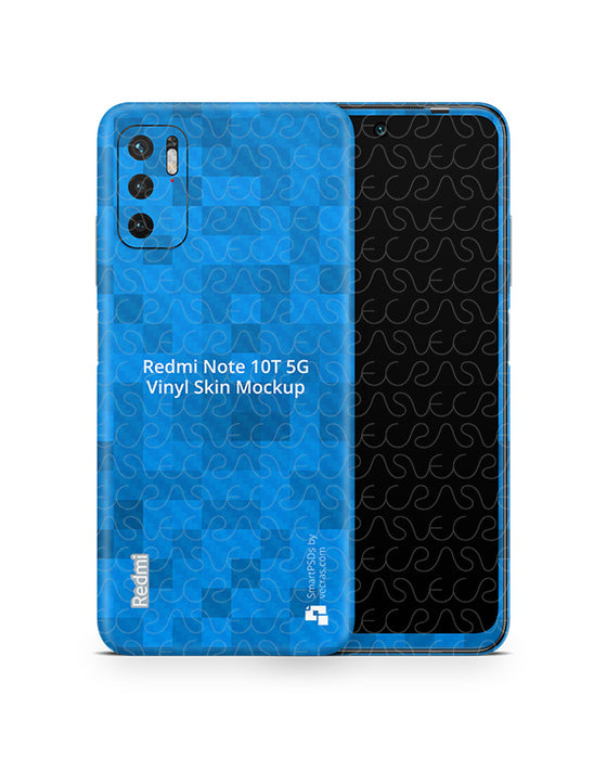 Redmi Note 10T 5G (2021) PSD Skin Mockup Template