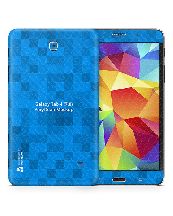 Samsung Galaxy Tab 4 (7.0) Vinyl Skin Design Template 2014