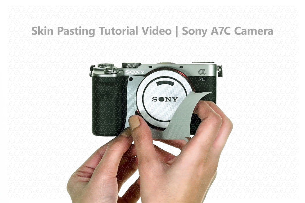 Sony A7C Camera Skin Pasting Tutorial