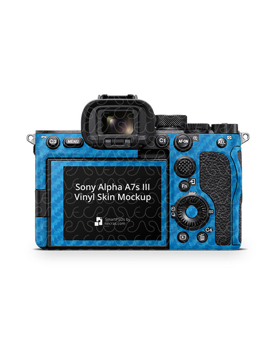 Sony Alpha A7s III Camera (2020) Skin PSD Mockup Template