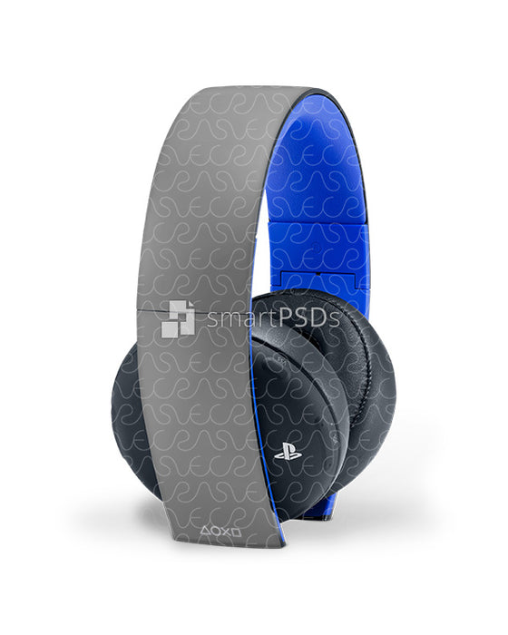 Sony PS Wireless Headset 2.0 Skin Design Template 2 Views