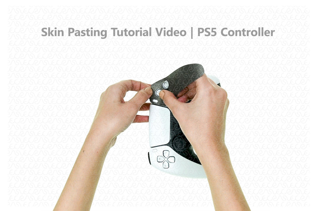 PS5 Controller Vinyl Skin Pasting Tutorial