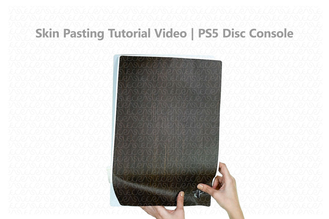 PS5 Disc Console Vinyl Skin Pasting Tutorial