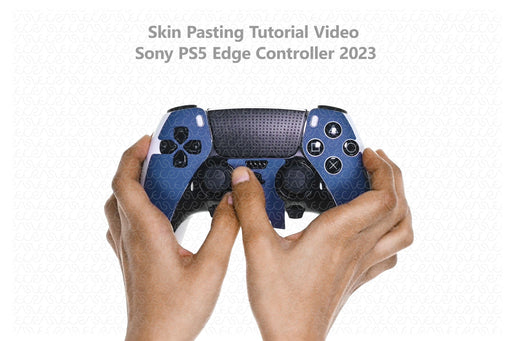 sony ps5 edge controller skin application video