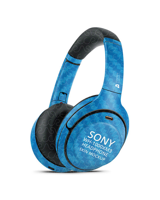 Sony WH-1000XM3 Wireless Headphone (2019) Smart PSD Skin Mockup Template