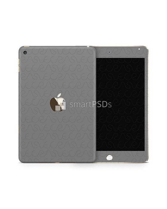 Apple iPad Mini 4 Tablet Skin Design Template 2015