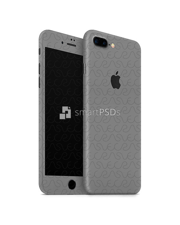 Home Apple iPhone 7 Plus Mobile Skin Design Template (Front-Back Angled)