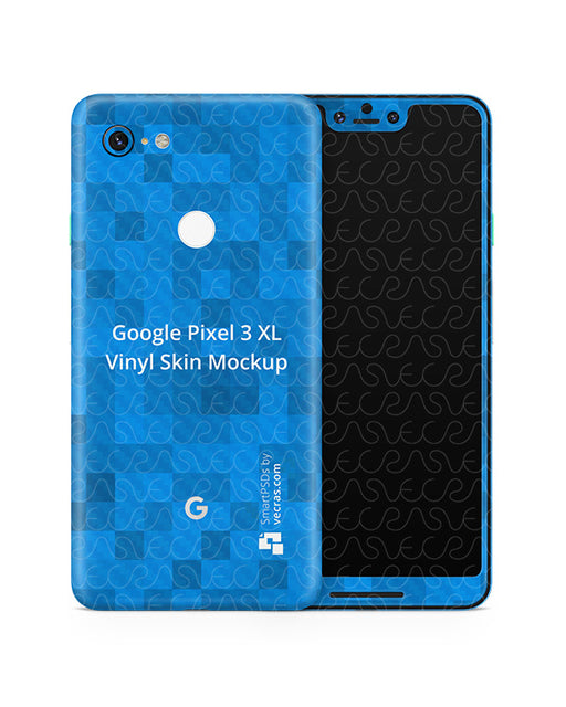 Google Pixel 3 XL Vinyl Skin Design Mockup 2018