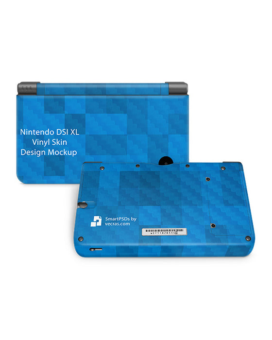 Nintendo DSI XL Vinyl Skin Design Template (2 Views)