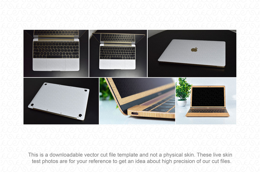 MacBook 12” (2015) Skin Template Cut File