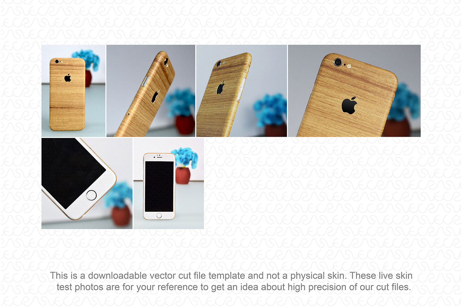iPhone 6 (2014) Skin CutFile Vector Template Full Wrap SVG — VecRas